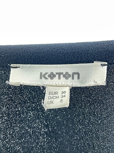 36 Beden siyah Renk Koton Kısa Elbise %70 İndirimli.