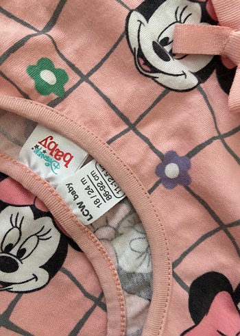 LC Waikiki Pembe Fırfırlı Kolsuz Kız Elbise