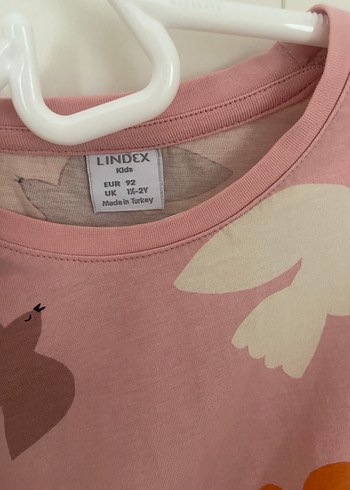 18-24 Ay Beden Kız Çocuk Pembe Baskılı Fırfırlı Elbise