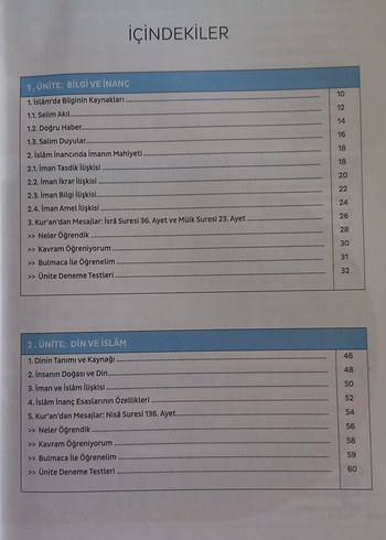 Din Kültürü ve Ahlak Bilgisi 9. Soru Bankası