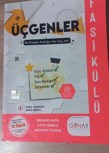 Üçgenler Konu Anlatımlı Fasikül Kitap Günay Yayınları