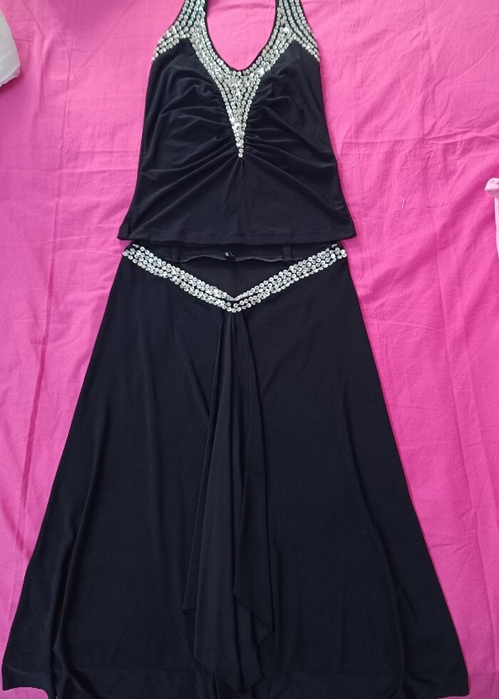 Abiye bluz etek - Görsel 2