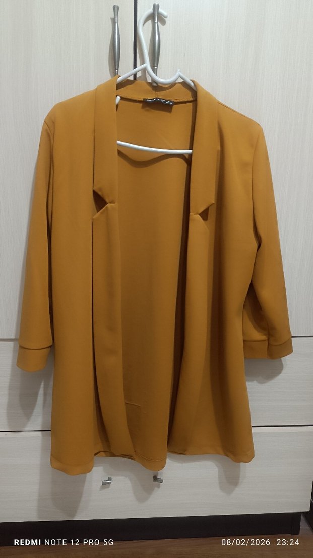 Hardal sarısı Kadın Ceket - Görsel 2