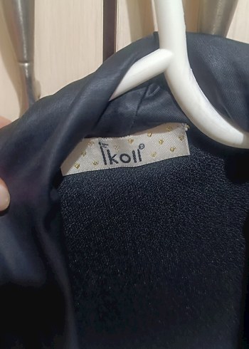 Kemerli Siyah yakasi derili  yelek - Görsel 2