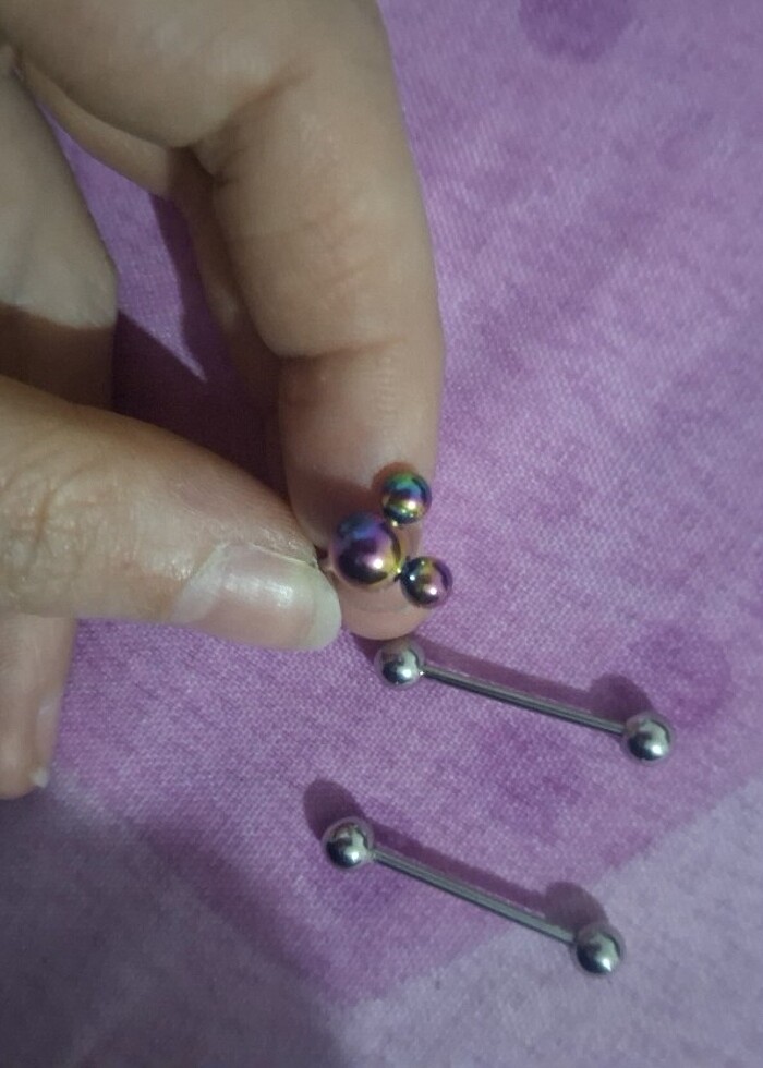 Çelik piercing - Görsel 3