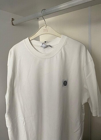 Stone İsland Beyaz T-shirt