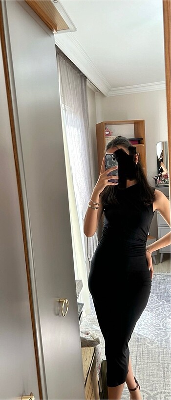 s Beden siyah Renk H&m elbise