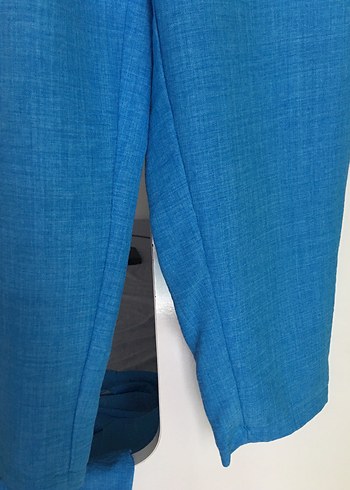 Mavi Keten Kadın Blazer Ceket - Görsel 6