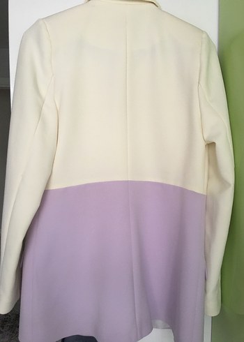 Pastel Renkli Düğmeli Midi Blazer - Görsel 4