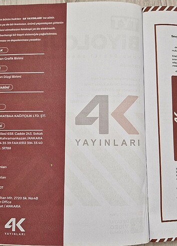 Beden 4K TYT Biyoloji Konu Özetli Soru Bankası