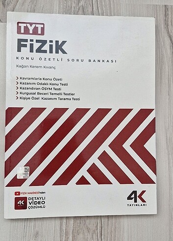 4K TYT Fizik Konu Özetli Soru Bankası