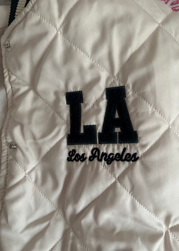 Krem Düğmeli Street Wear Kadın Ceket - Görsel 4