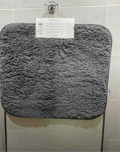 Beden Madame Coco antrasit sheep banyo paspas takımı