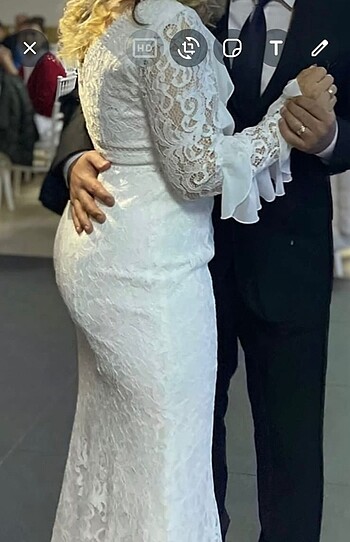 Diğer Dantel detay elbise