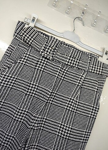 Ekoseli kışlık pantolon  - Görsel 2