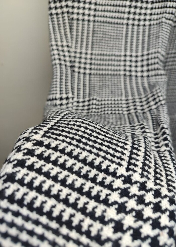 Ekoseli kışlık pantolon  - Görsel 3