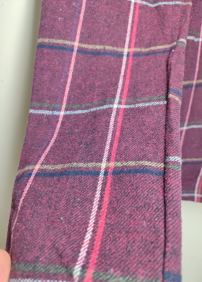 Ekoseli pantolon  kışlık pantolon  - Görsel 3