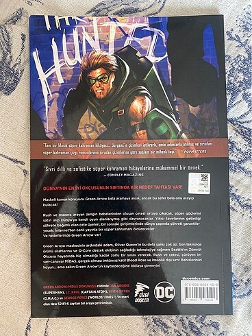  DC Green Arrow Cizgi roman