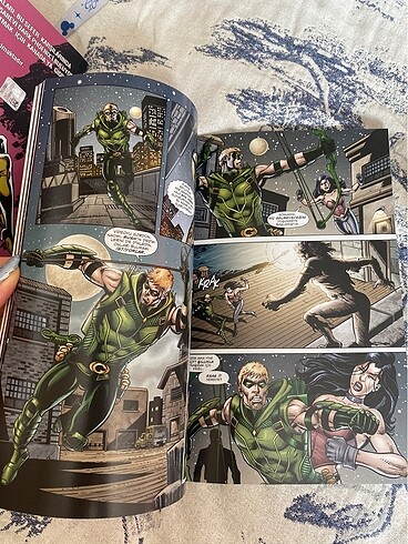  Beden Renk DC Green Arrow Cizgi roman