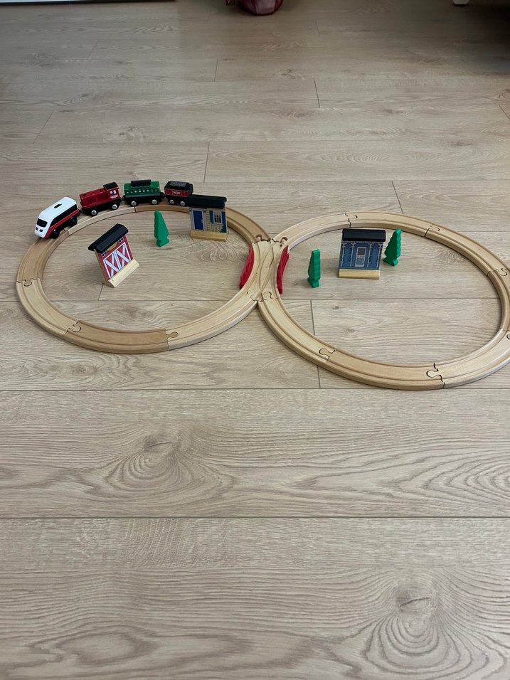 Ahşap Tren Seti ve Aksesuarları - Görsel 2