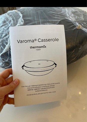 Thermomix Varoma Siyah Kapaklı Güveç - Görsel 4