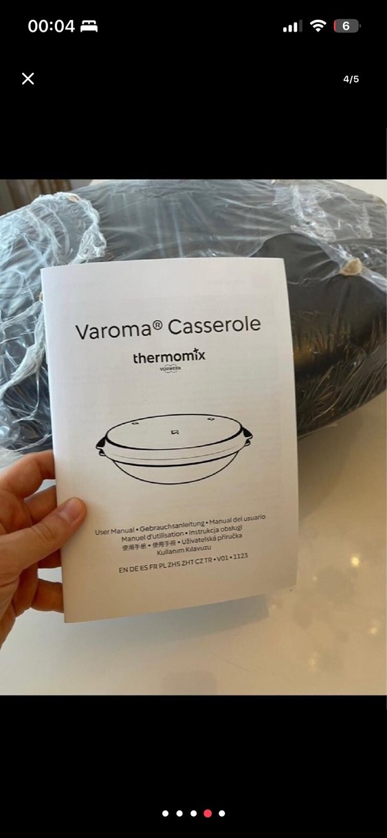 Thermomix Varoma Siyah Kapaklı Güveç - Görsel 4