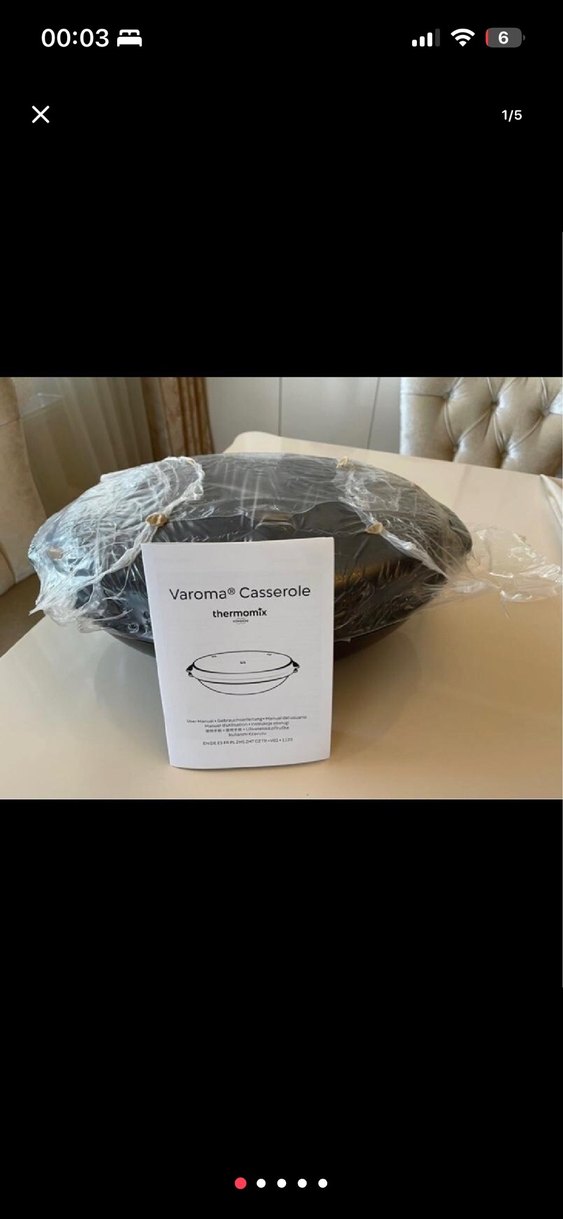 Thermomix Varoma Siyah Kapaklı Güveç - Görsel 3