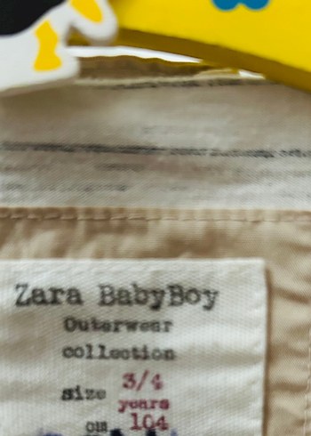 Zara Bej Düğmeli Erkek Çocuk parka - Görsel 3