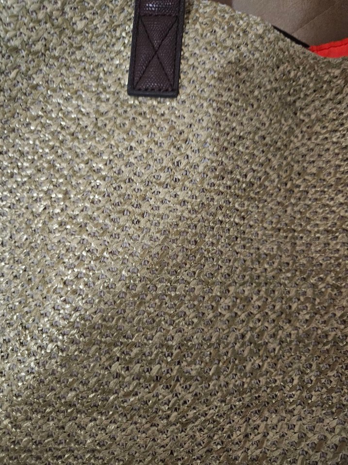 Bej Hasır ve Deri Çanta - Görsel 4