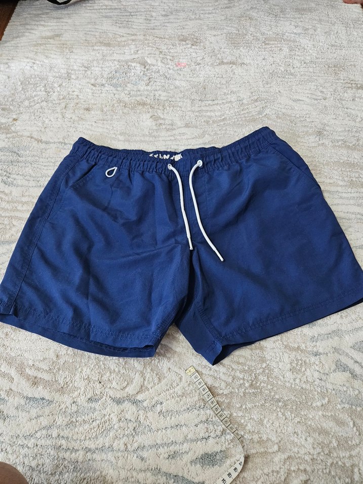 Mavi Erkek Şort Deniz Plaj - Görsel 2