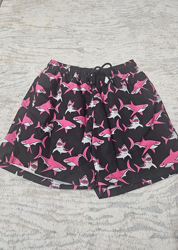 Pembe Baskılı Deniz Şort - Görsel 2