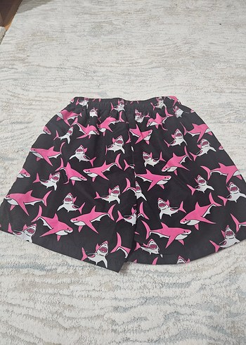 Pembe Baskılı Deniz Şort - Görsel 3