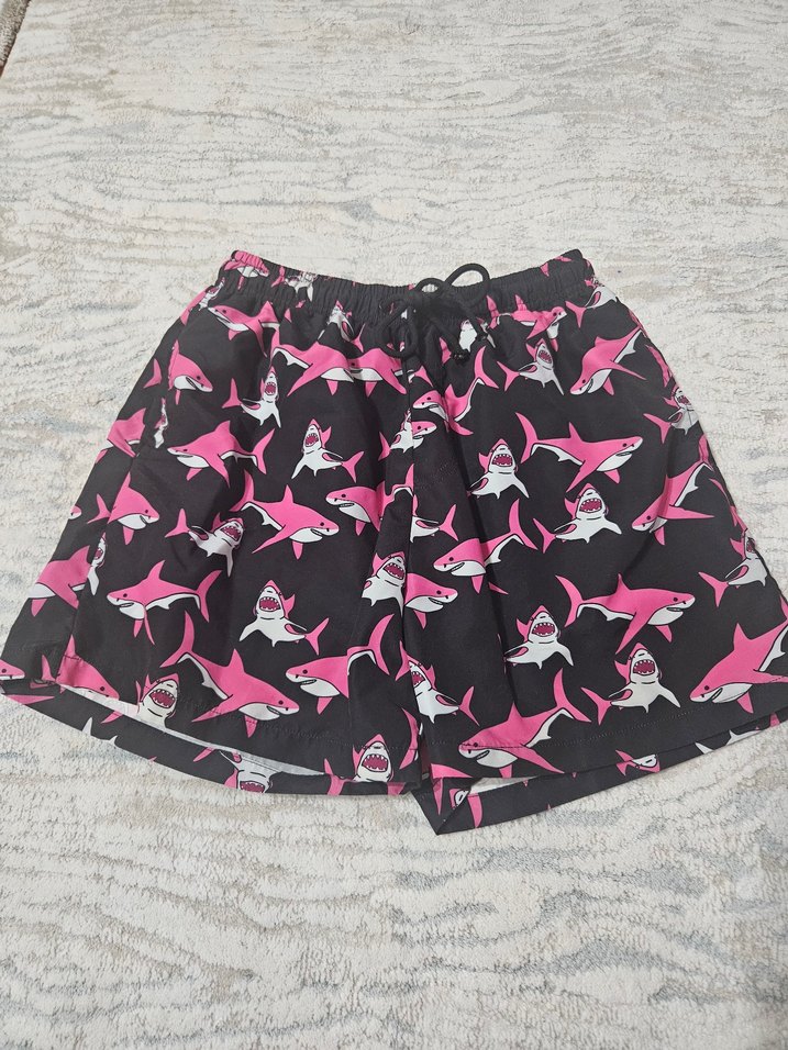 Pembe Baskılı Deniz Şort - Görsel 2