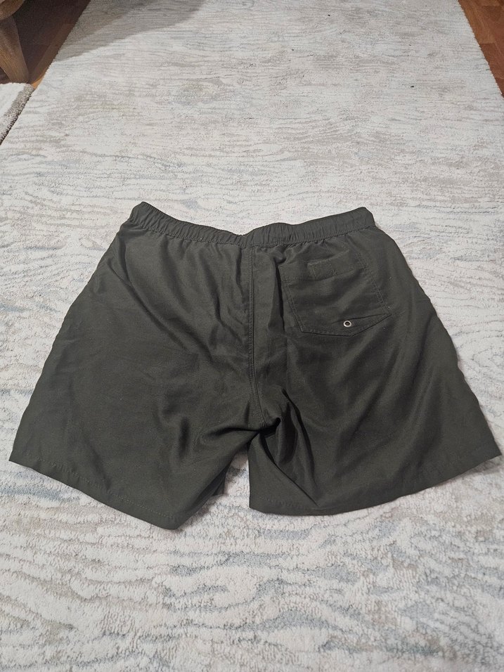 Gri Erkek Yüzme Şortu - Görsel 2