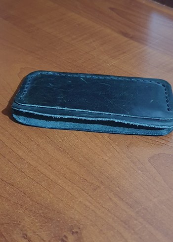 Orjinal deri El yapımı Minimalist Erkek Cüzdanı - Görsel 3