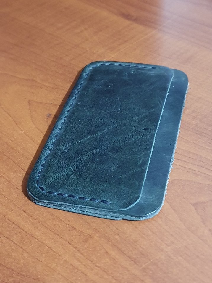 Orjinal deri El yapımı Minimalist Erkek Cüzdanı - Görsel 2