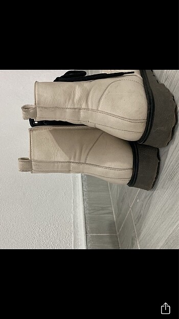 37,5 Beden ten rengi Renk bot kışlık