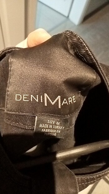 m Beden siyah Renk Siyah denim elbise