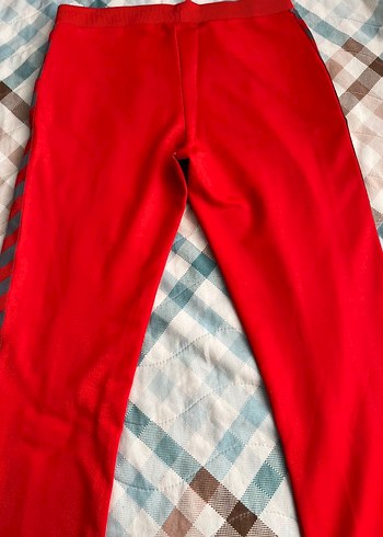 Gri +kırmızı renk Rahat Eşofman Altı - Görsel 6