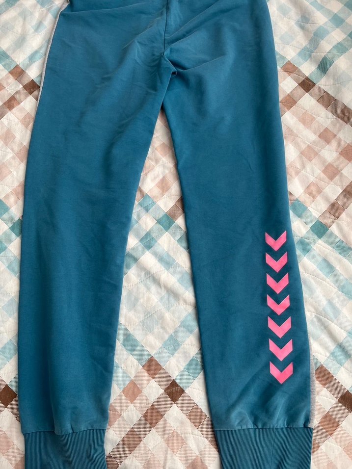 Gri +kırmızı renk  Rahat Eşofman Altı - Görsel 3