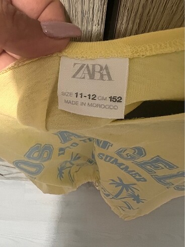 12-13 Yaş Beden Zara kız çocuk bluz