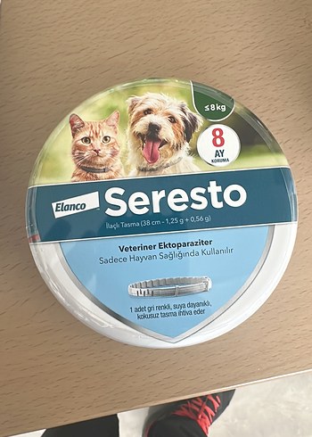 Seresto Beyaz Parlak Veteriner Ektoparazit Tasması