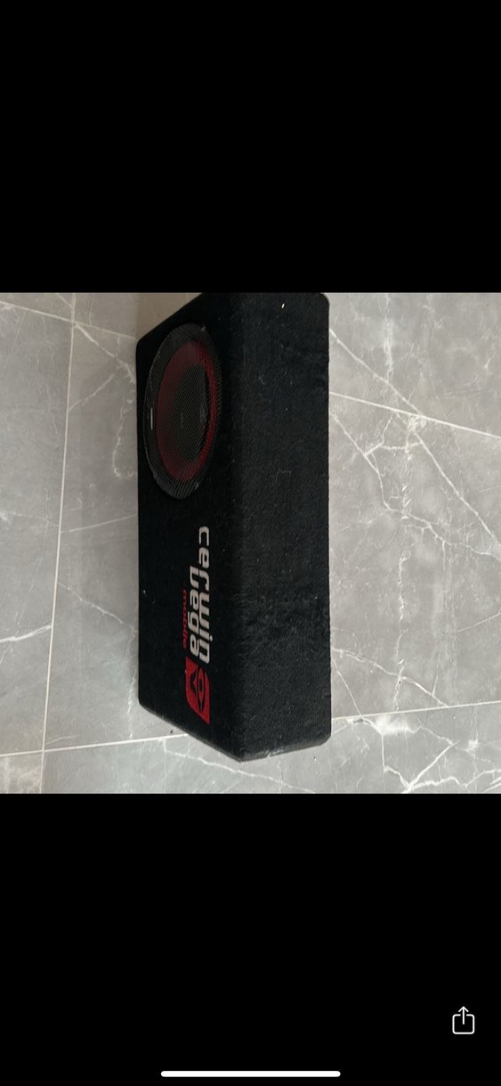 Kırmızı Cerwin Vega Müzik Sistemi - Görsel 2