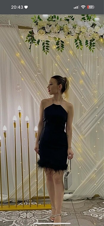 Milla siyah kısa elbise