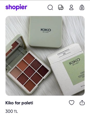 Kiko Milano 12 Renk Far Paleti