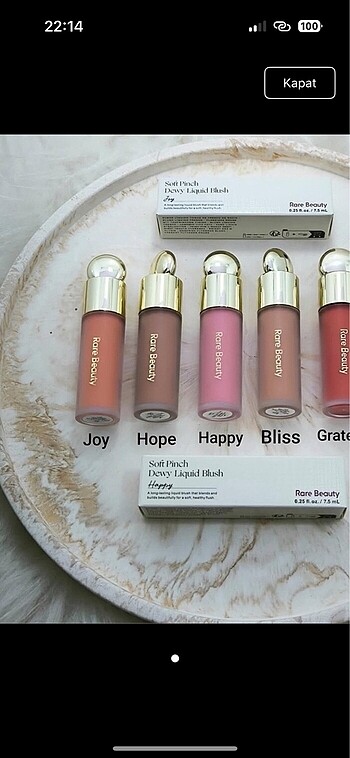 likit allık rare beauty