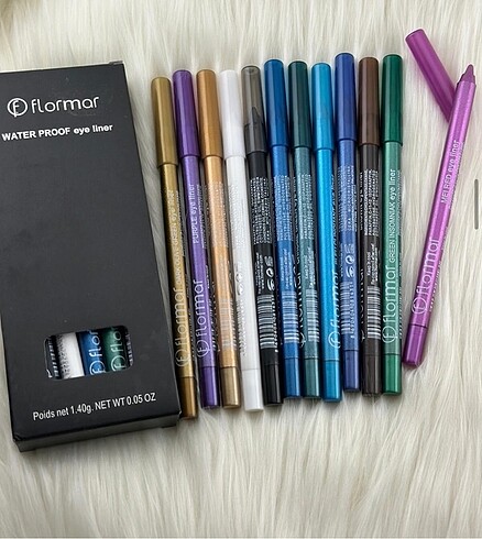 Beden 12 li set göz kalemi flormar
