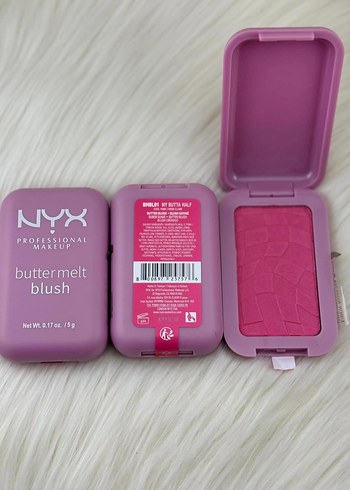 NYX Pastel Pembe Buttermelt Allık 01