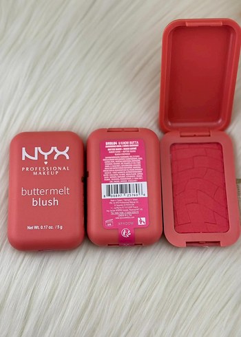 NYX Buttermelt Pembe Allık08