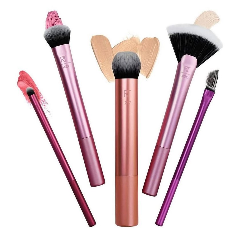 Pembe Real Techniques Makyaj Fırça Seti - Görsel 4